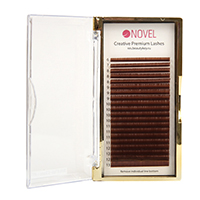 NEW Светло-коричневые ресницы 20 Mix Size